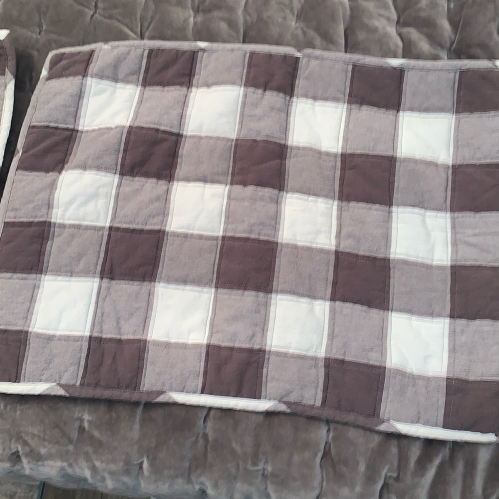 Pottery Barn Standard pillow shams